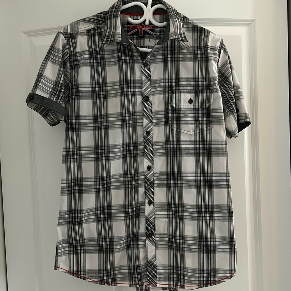 Men’s for him, London, casual short sleeve button-down